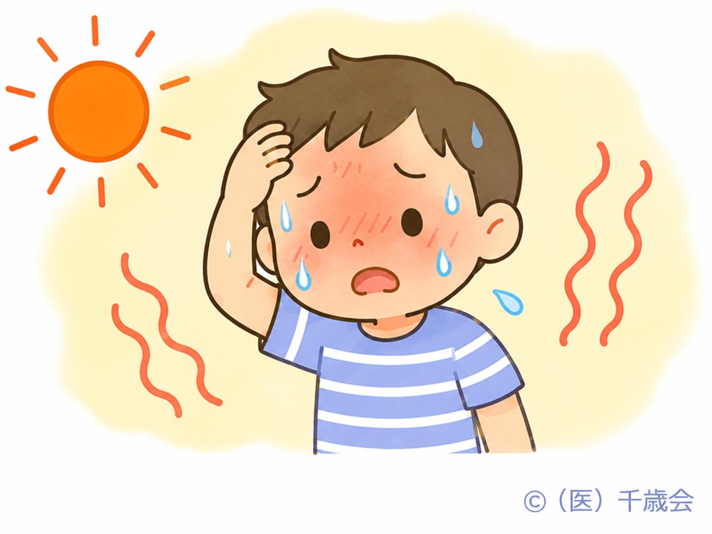 熱中症になりやすい原因１体温が上がりやすい